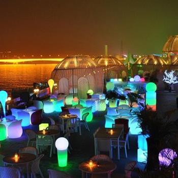 Eco-friendly LED Chair And Table Furniture