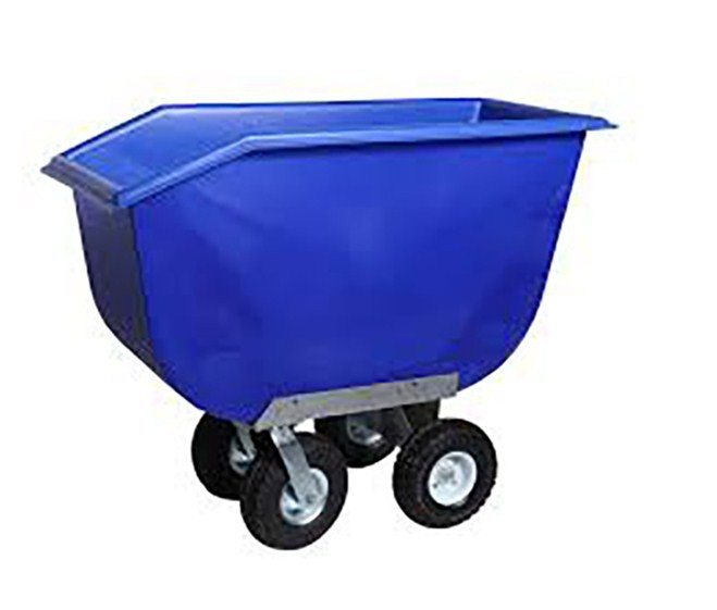 Garage Can with Lid Plastic Automatic Trash Barrel with Wheels Recycle Trash Cans